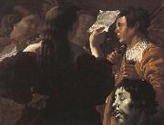 Hendrick the Brugghen David Praised by the Israelite Women china oil painting reproduction